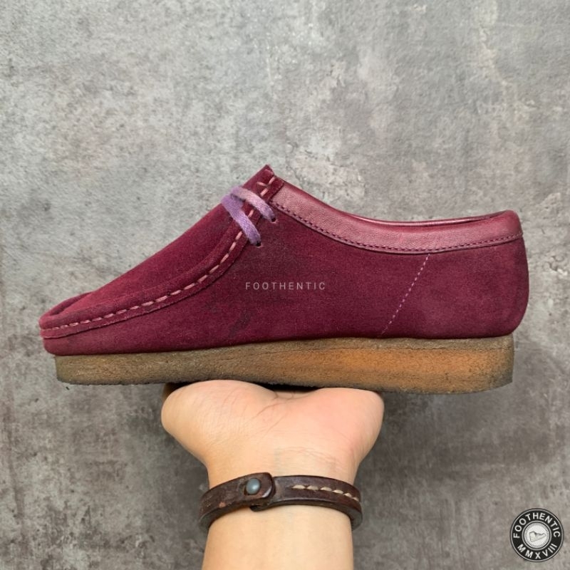 Clarks Wallabee Purple