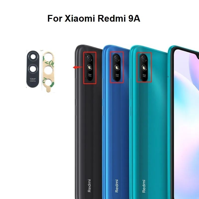 Kaca Lensa Kamera Belakang Xiaomi Redmi 9 - 9A - 9C Original