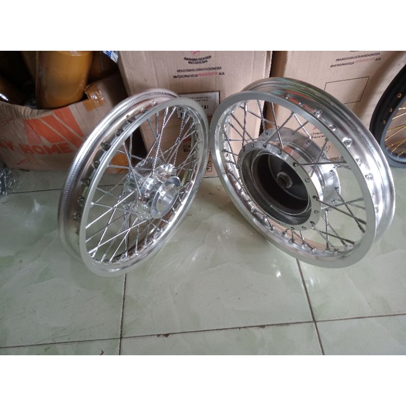 velg Yamaha x ride 115/125 cc ring 14 x185/160 siap pasang