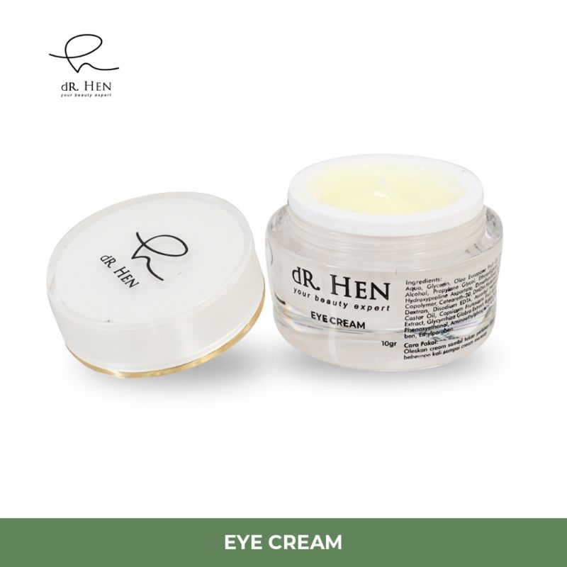 dR. Hen Eye Cream by dr. Richard Lee Menghilangkan Mencerahkan Noda Hitam di Area Kantung Mata
