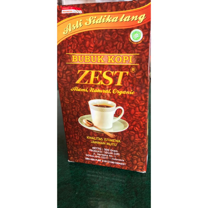 

Kopi Zest Asli Kopi Sidikalang Asli 500Gram