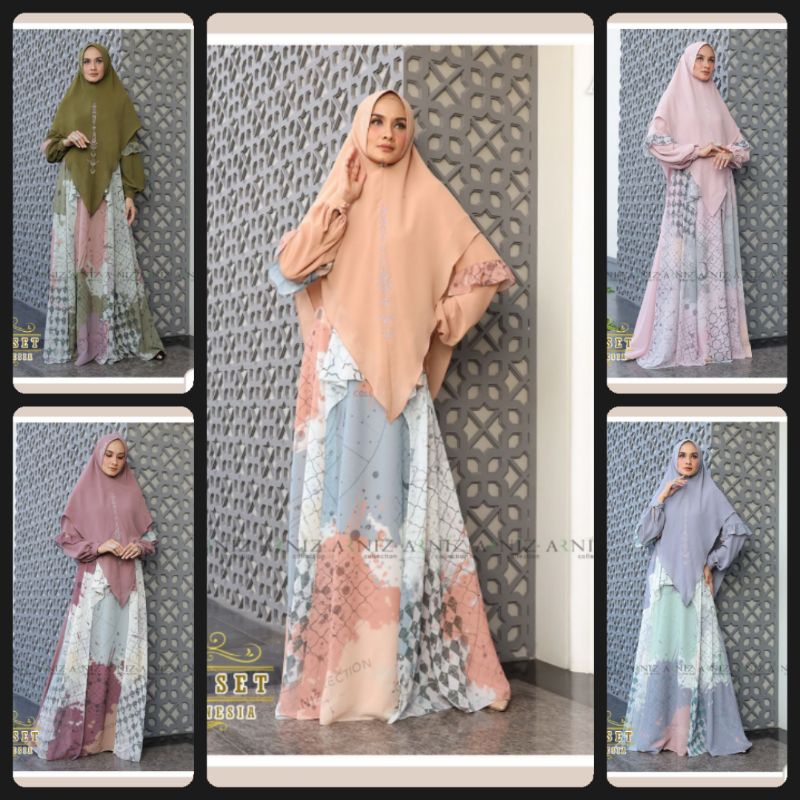 Kanzia Set by Arniz Collection/Kanzia Syari by Arniz/Gamis Lebaran