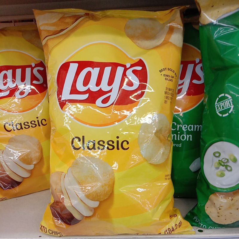 

Lays classic potato chips 184gr