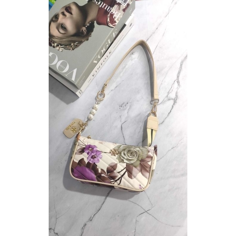 Tas wanita T0riy bunga flower vintage