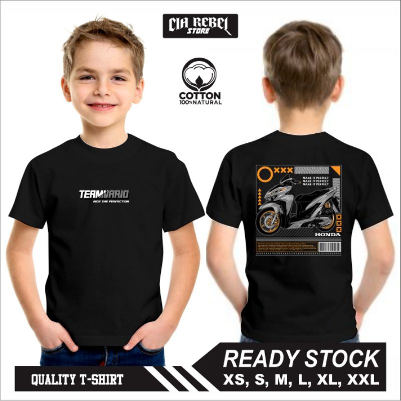 Kaos Baju Anak Team Vario Honda Vario