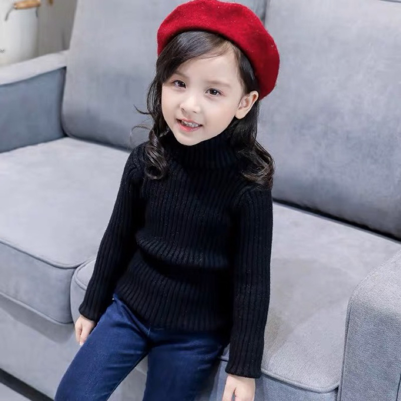 Kids sweater import winter autumn corduroy hangat atasan anak musim dingin gunung tebal