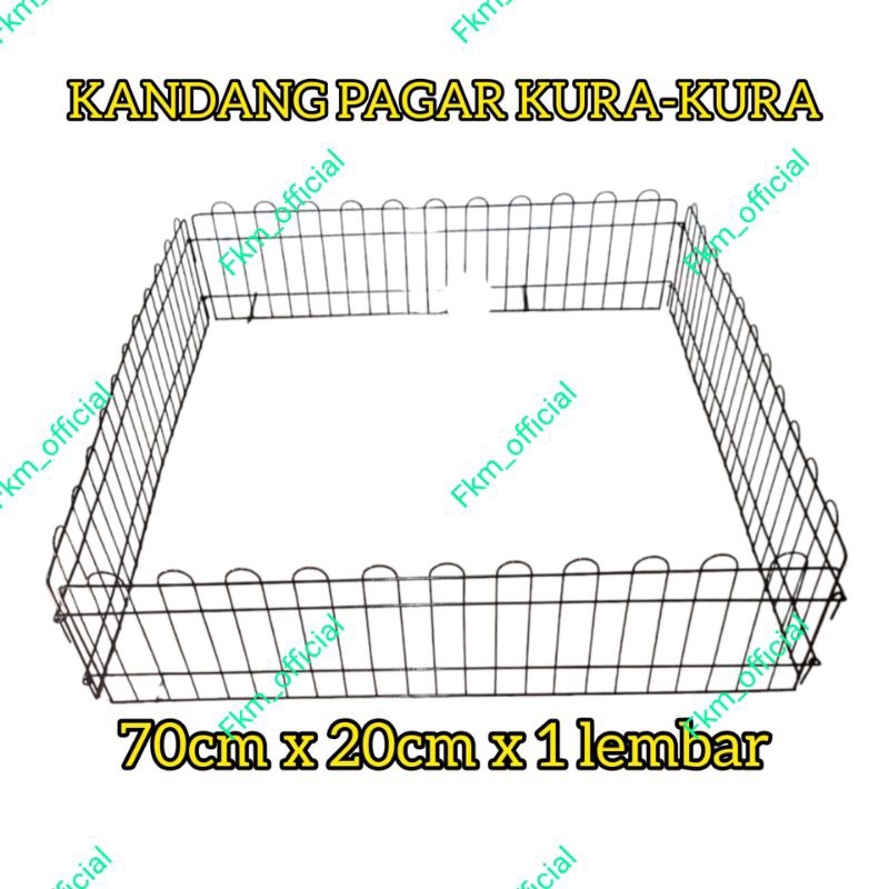 KANDANG PENGHALANG/PAGAR KURA KURA 1 LEMBAR