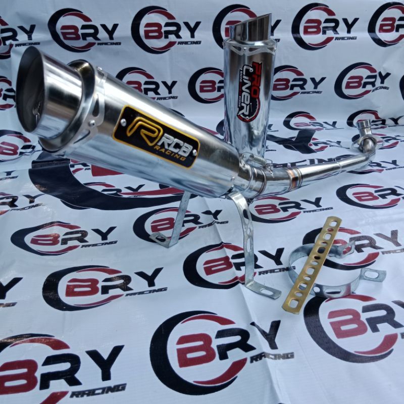 knalpot racing rcb karisma supra x125 supra 110 supra 100cc supra fit