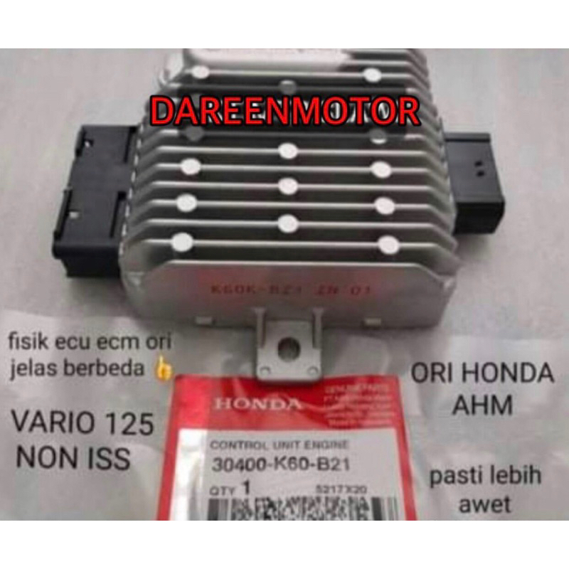 ECU ECCU ECM UNIT VARIO150 VARIO125 LED NEW AHM ASLI ORIGINAL K60R-B21 IN 01