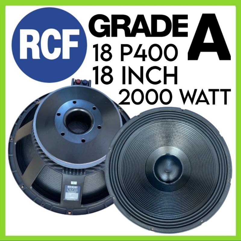 Speaker Component RCF 18 Inch P 400 TOP Grade A Maximal 2000 Watt