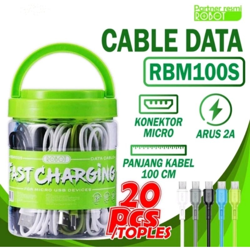 Kabel robot RBM 100S micro USB jual pertoples