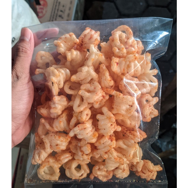 

[50 gr] Kerupuk udel pedas daun jeruk nipis
