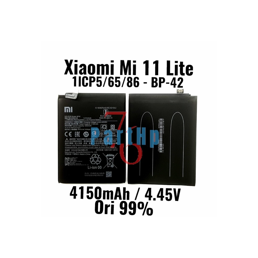 Baterai Ori 99% 1iCP5 - 65 - 86 - BP-42 Xiaomi Mi 11 Lite - Batere