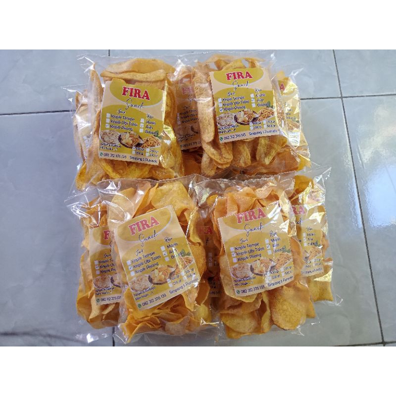 

Kripik Pisang & Kripik Ubi Talas Homemade 100gr