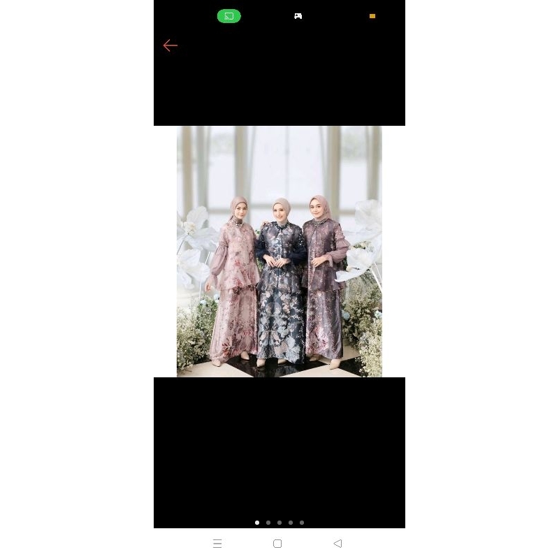 Iris dress vanilla hijab Oscar L