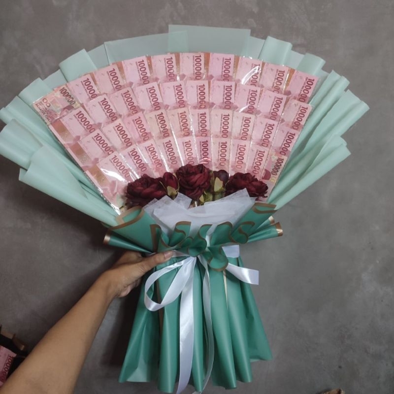 Buket Bouquet bunga wisuda pernikahan ulang tahun acara besar lainnya bisa request