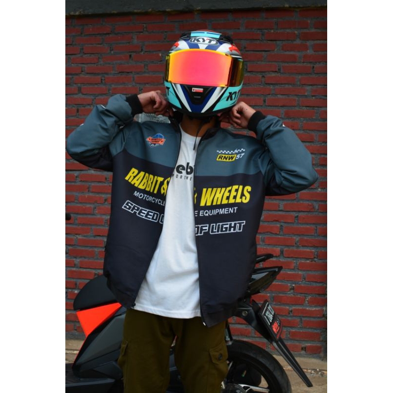 Jaket Bomber Copy RnW Jaket Nascar Copy RnW Jaket Rabbit