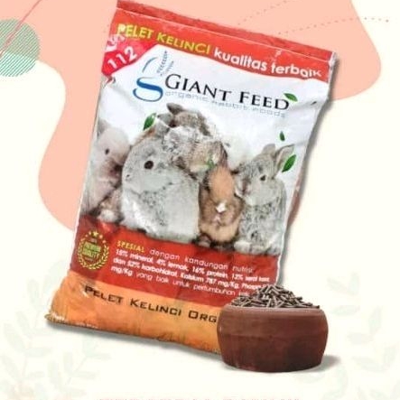 PELET GIANT FEED 20KG MAKANAN KELINCI