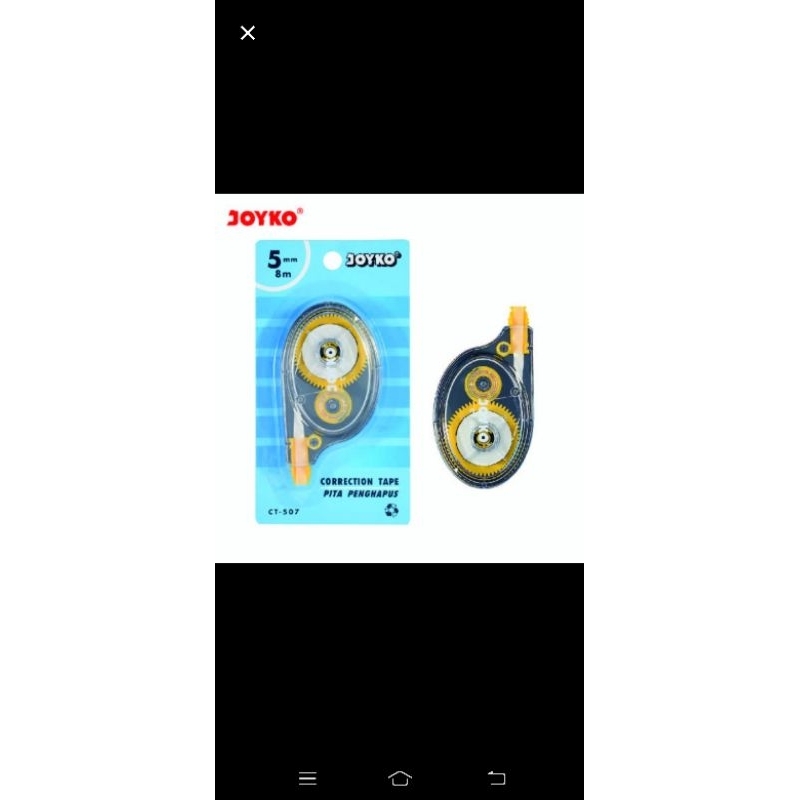 

Tip ex joyko correction tape joyko 8 m