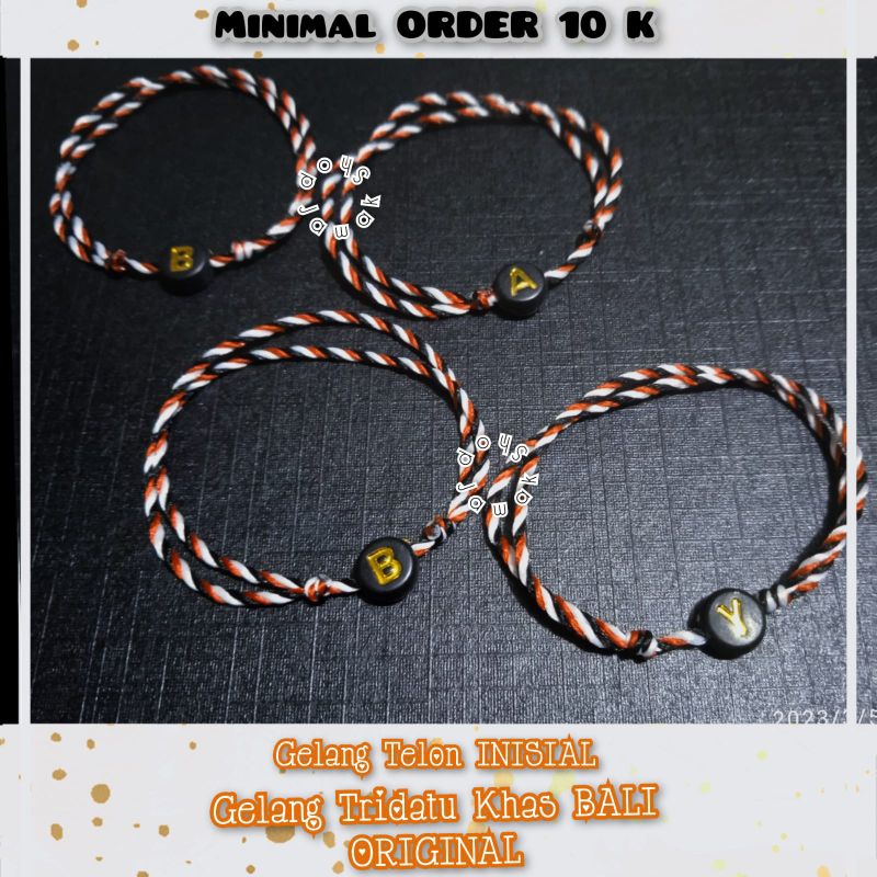GELANG TELON GELANG INISIAL BAYI GELANG TRIDATU D367