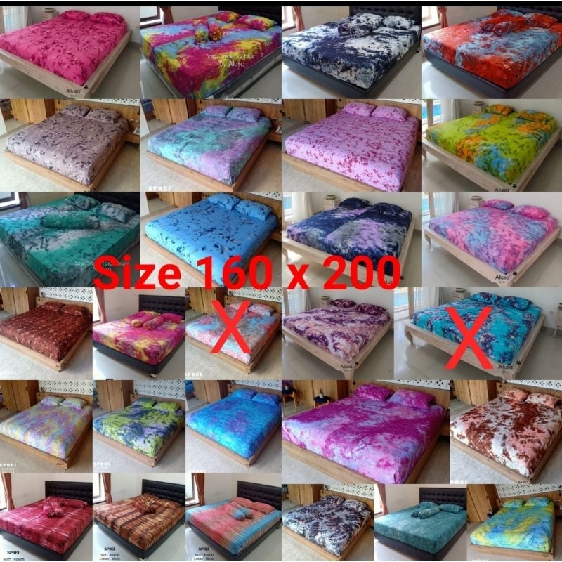 ALUSSA SPREI BALI 160x200