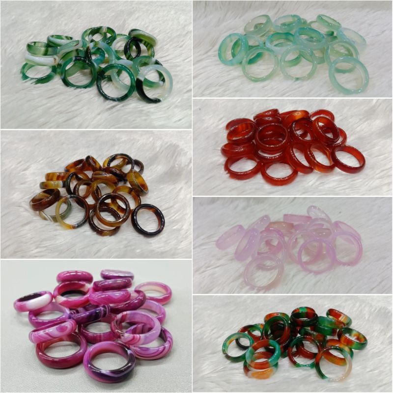 Cincin Batu Akik Manau Kecil