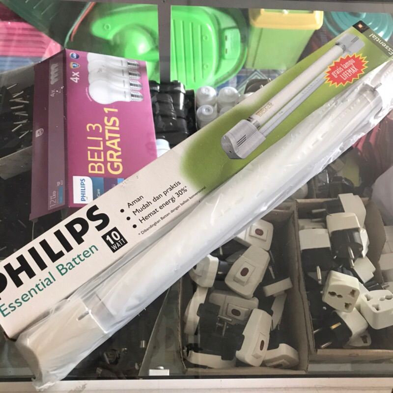 Lampu Philips Panjang / Bohlam Panjang Philips Essential Batten 10 Watt