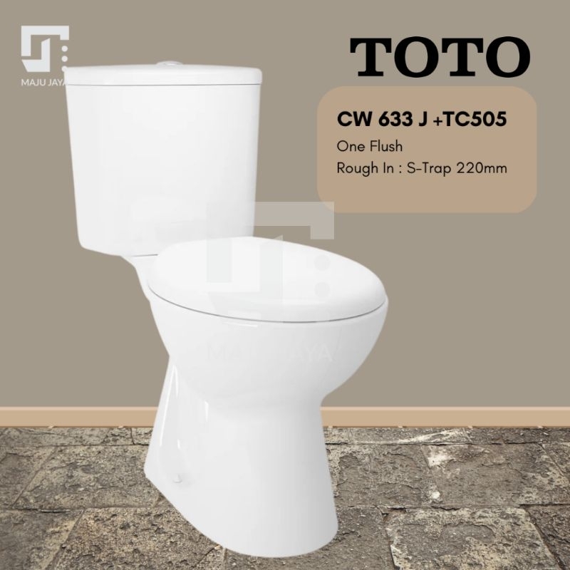 Kloset - Closet Duduk TOTO CW633 / Toilet Duduk TOTO Cw633