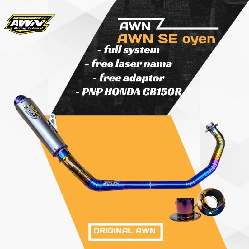 knalpot awn original new cb150r