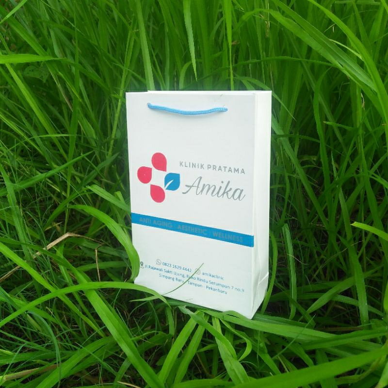

Paper Bag Skincare Custom Size