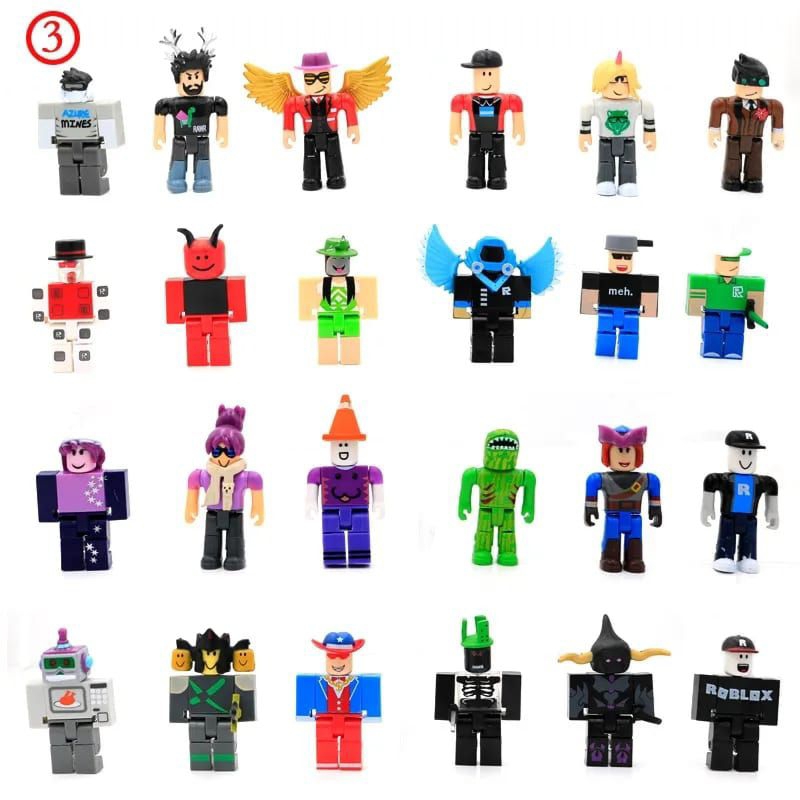 Mainan Roblox Mini Figure Roblox Satuan Random Miniatur Pajangan topper Cake