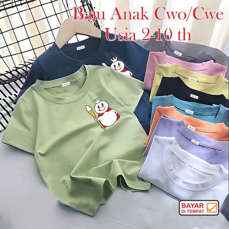 ((IB))KAOS ANAK2 UNISEX/LOGO MIXUE DIGITAL SABLON