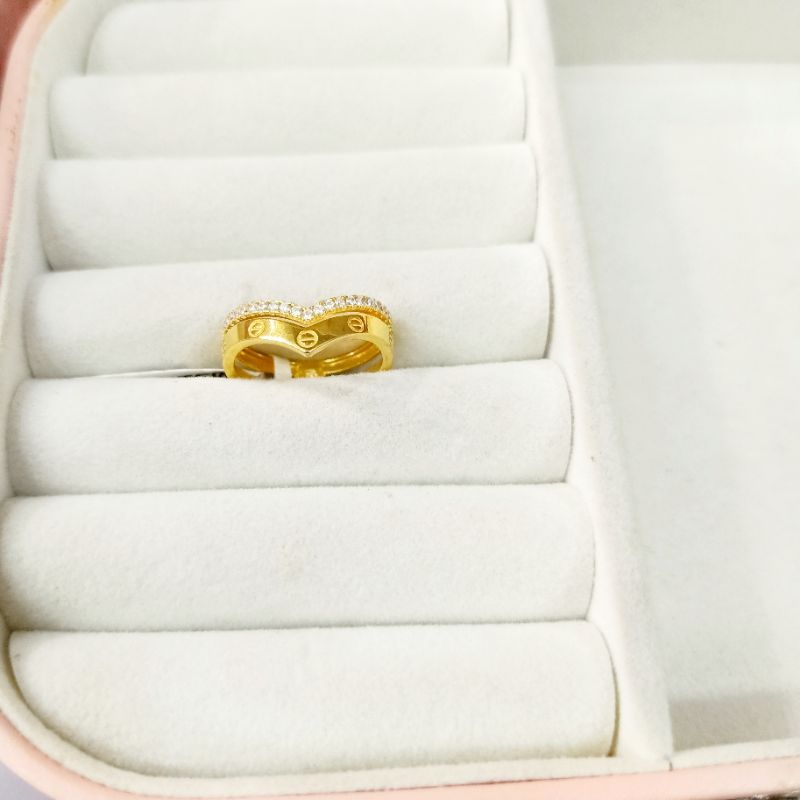 CINCIN EMAS MUDA MODEL BARU RANCANG KADAR 6 KARAT 300