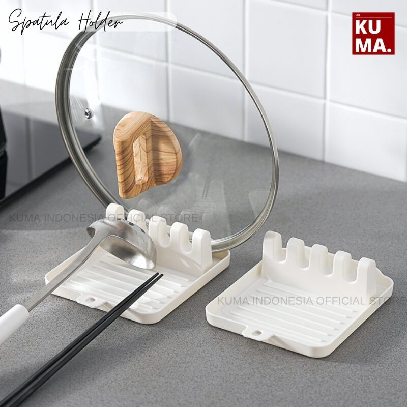 KUMA Spatula Holder Tatakan Spatula Tutup Panci Lid Pan Rack Holder