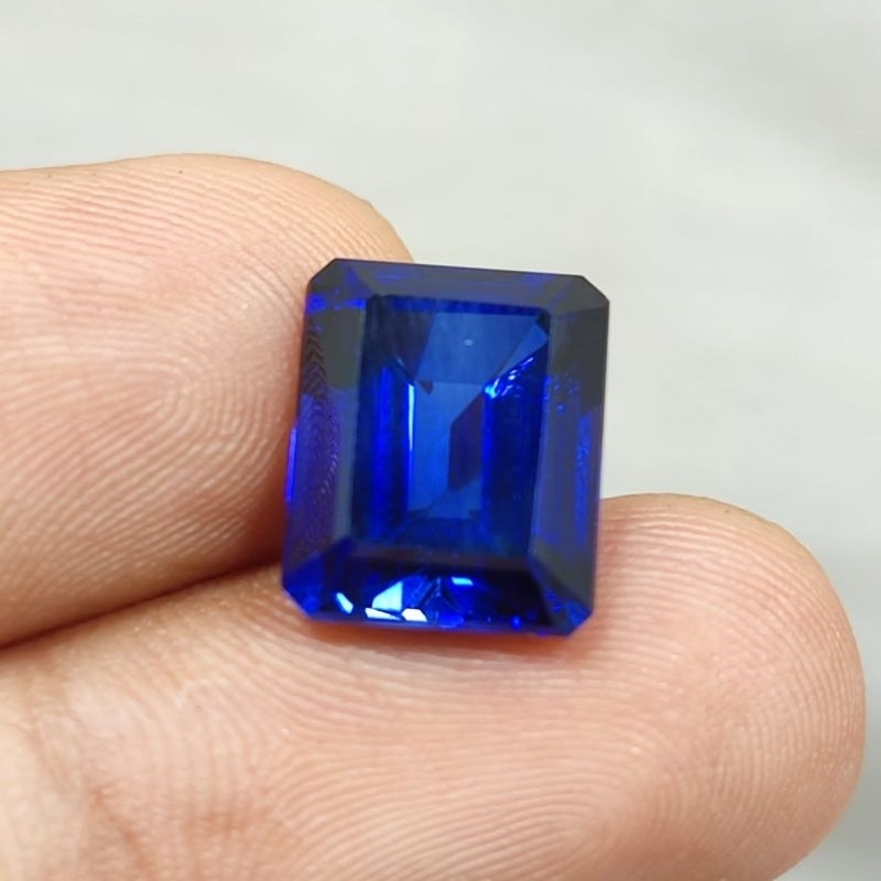 BATU KING SAFIR ROYAL BLUE ASLI CHATAM TOP QUALITY