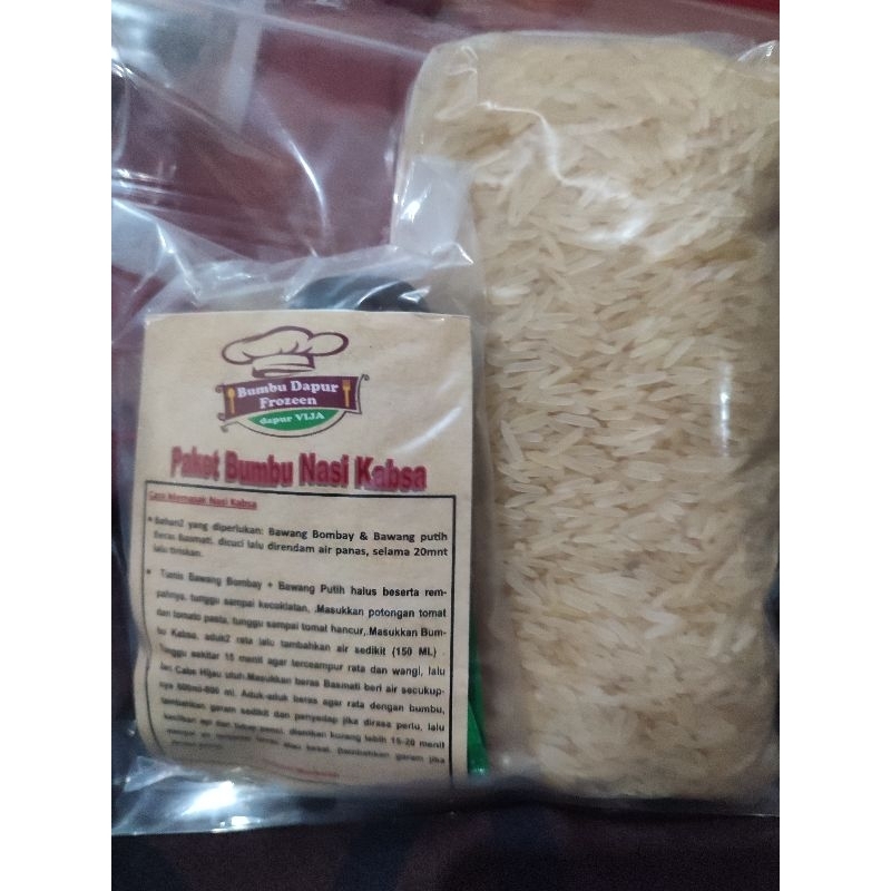 

Paket Basmati & Bumbu Kabsah