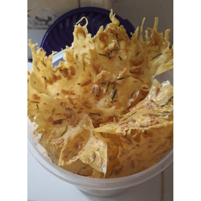 Peyek Udang Rebon Ukuran Toples 5 liter