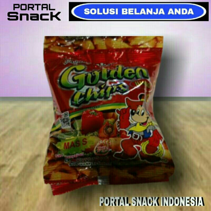 

GOLDEN CHIPS snack renceng isi 10 pcs