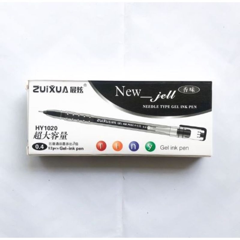 

Bolpoin ZUIXUA gel ink pen warna hitam / isi 12 biji