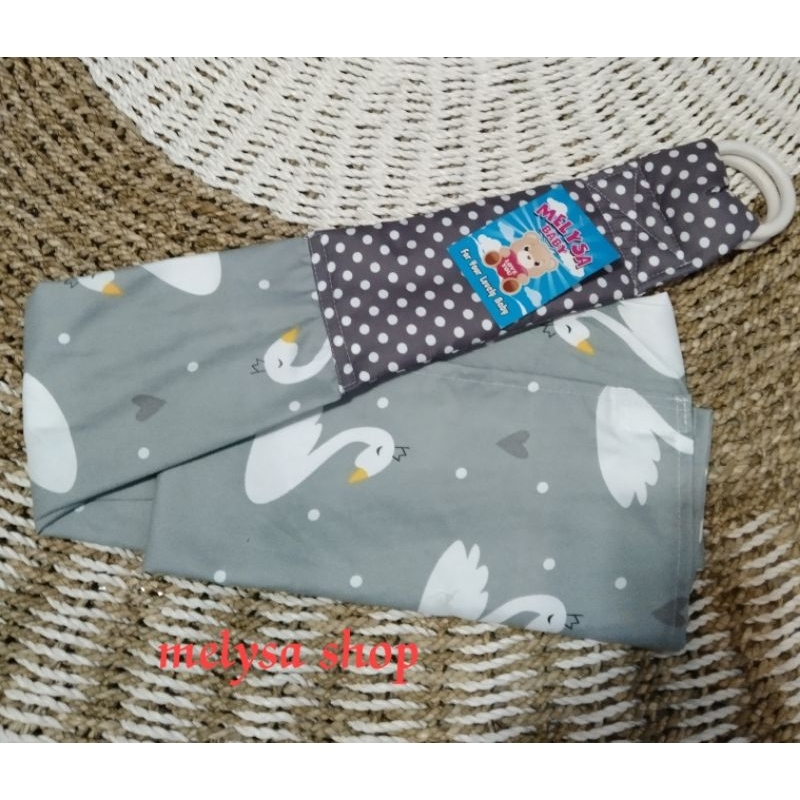 Gendongan Bayi Ring Sling Pakai Saku