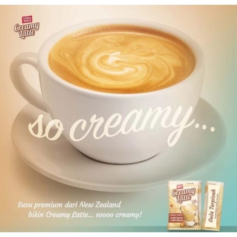 

Torabika Creamy Latte (gula terpisah) 1 renceng 10pcs