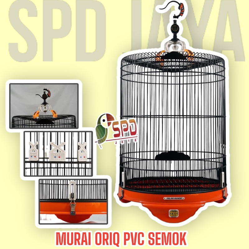 SANGKAR KANDANG MURAI ORIQ JAYA PVC NO 2 DIAMETER 58