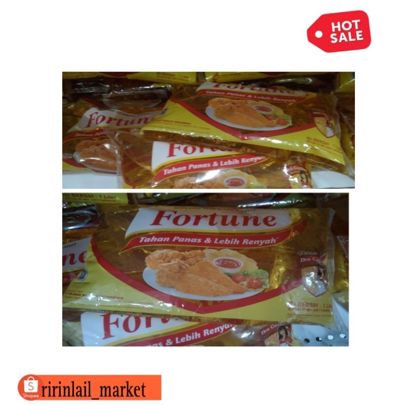 

MINYAK GORENG FORTUNE 1 LITER BANTAL /MINYAK GORENG