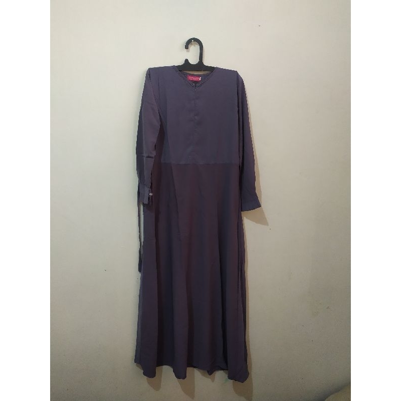 Set Stelan Gamis Khimar Cadar Wolfis Preloved