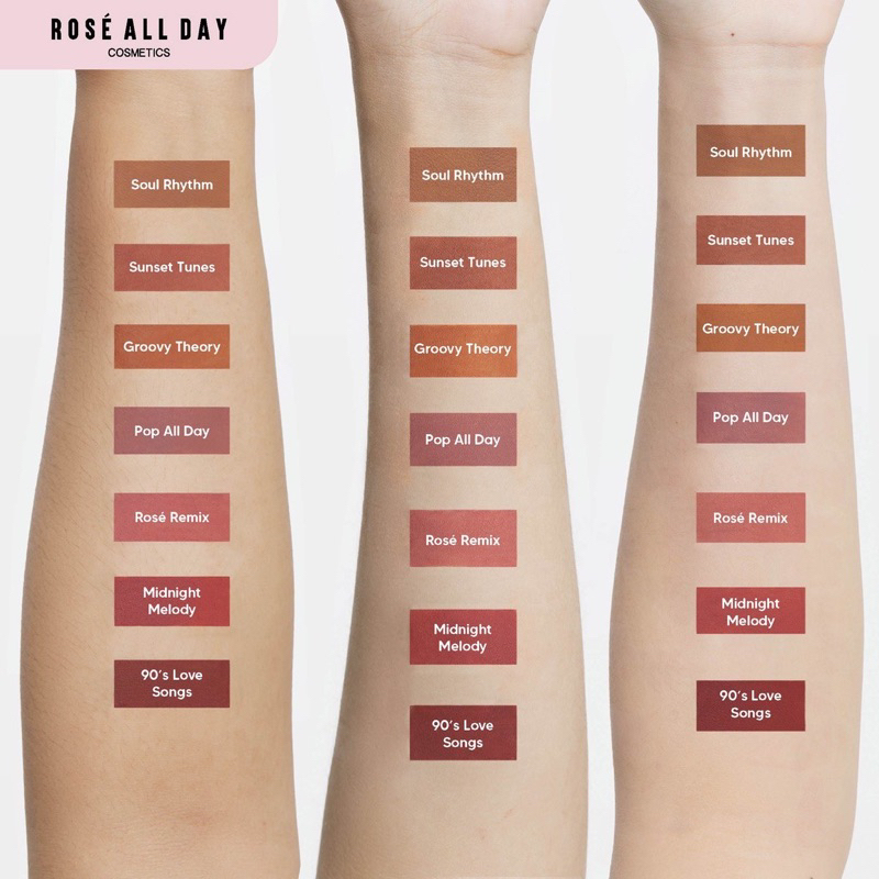 Rose All Day Lip Mousse Records Original COD BPOM - Lipstick Matte