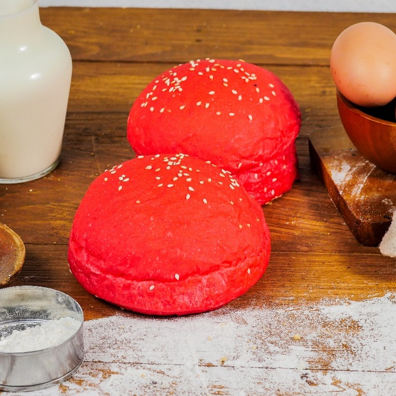 

LET'S TOAST Burger Warna-Warni | Burger Pelangi | Burger Rainbow