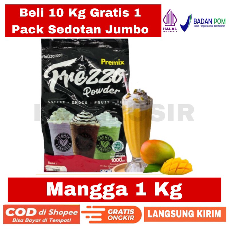 

Frezzo Mangga Bubuk Minuman Mangga 1Kg Powder Drink Manggo Terlaris