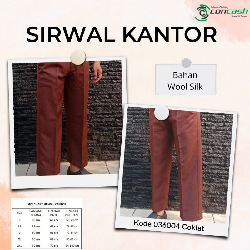 Sirwal - sirwal kantor - celana kerja sirwal kantor - celana sirwal - maroon