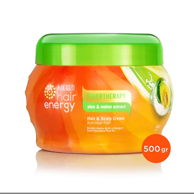 Makarizo Hair Energy Fibertherapy Hair &amp; Scalp Creambath 500gr