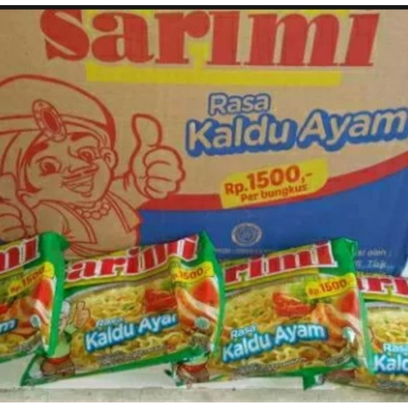 

Mie Instan Sarimi Rasa Kaldu Ayam 1 dus/karton isi 40 pcs